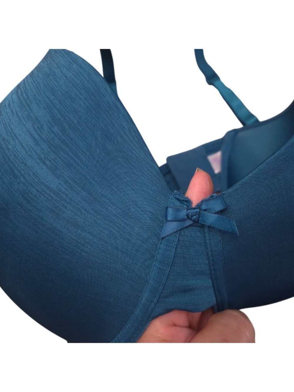 Secret Treasures Bra 42D Blue Underwire Full Coverage Adjustable Straps - Picture 5 of 9